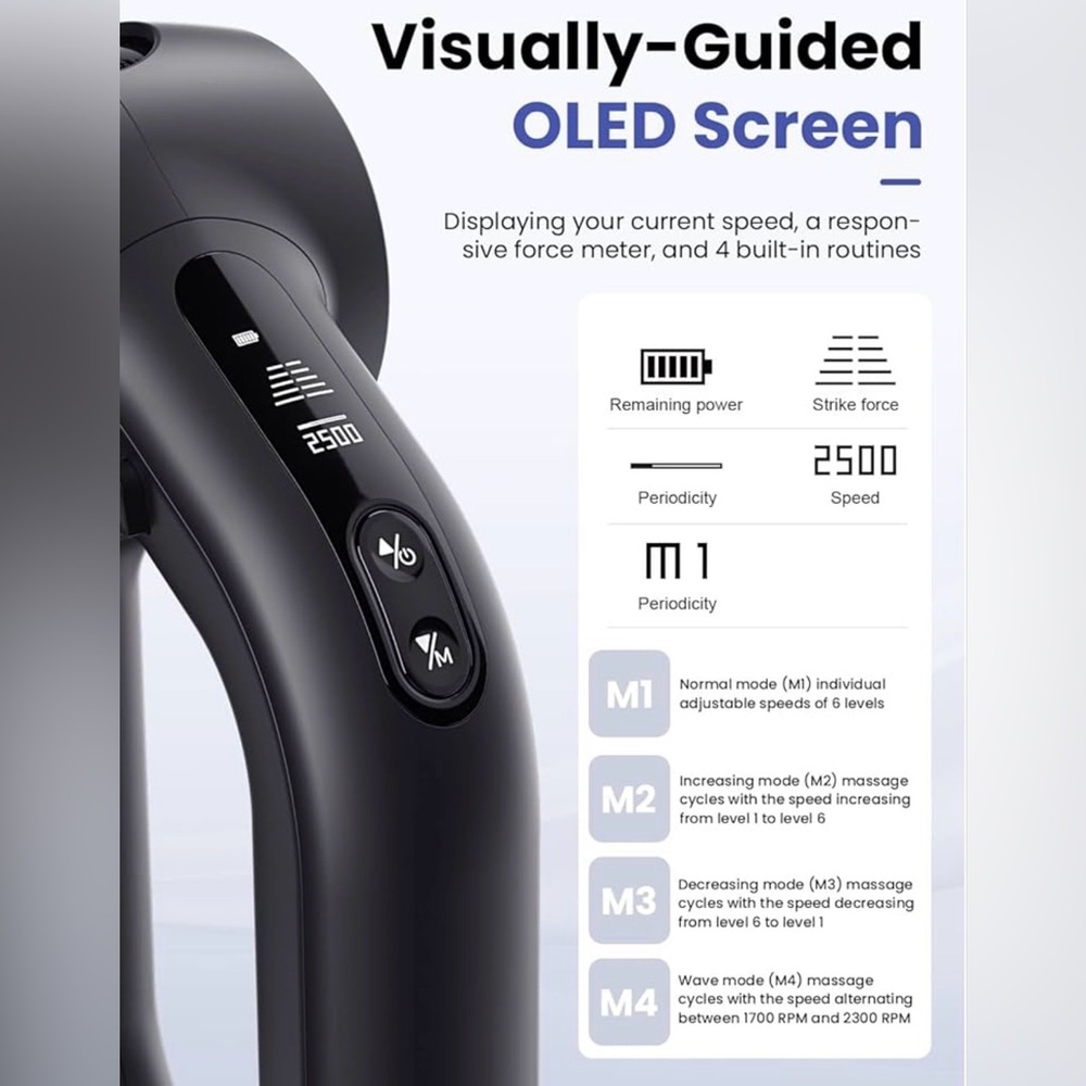 New Bob and Brad D6 Pro Massage Gun - Picture 8 of 11